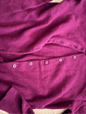 Tweeds Rich Magenta Knit Sweater